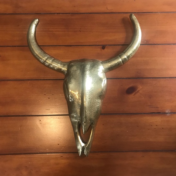 Project 62 Other - Project 62 Gold/Bronze Cow Skull Wall Decor